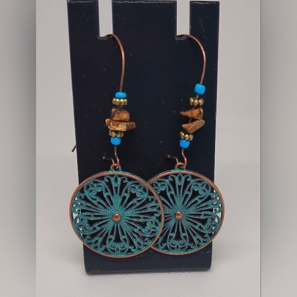 ‎Bohemian dangle earrings women's d98